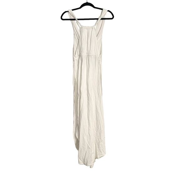 LSpace Kenzie Curved Hem Cover Up Midi Dress MEDIUM in Cream - Picture 4 of 9